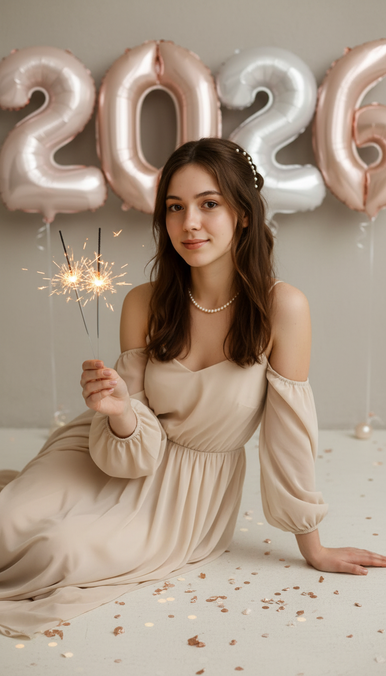 Happy 2026 (Студийный портрет)