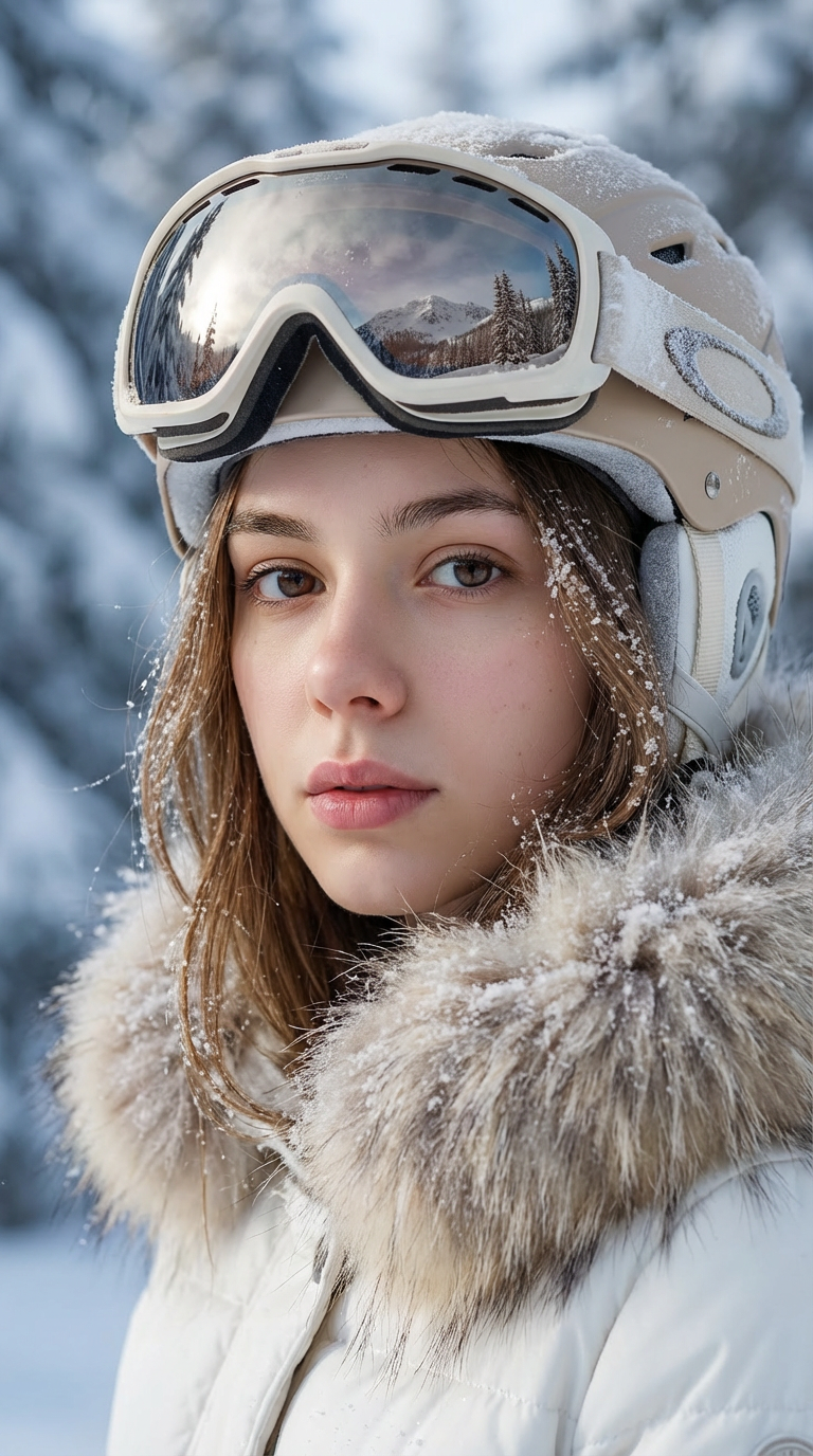 Портрет Snow Leopard