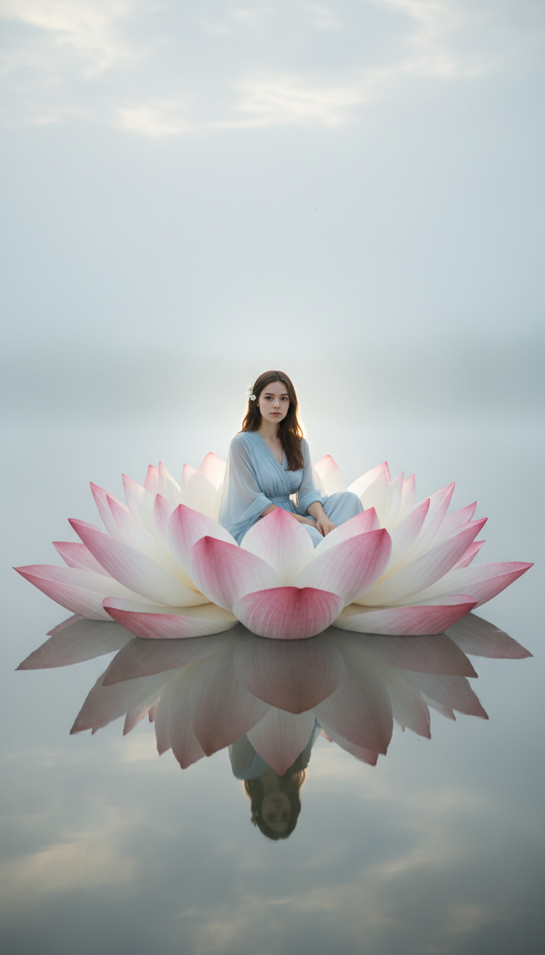 Лотосное утро (1-2 Фото)