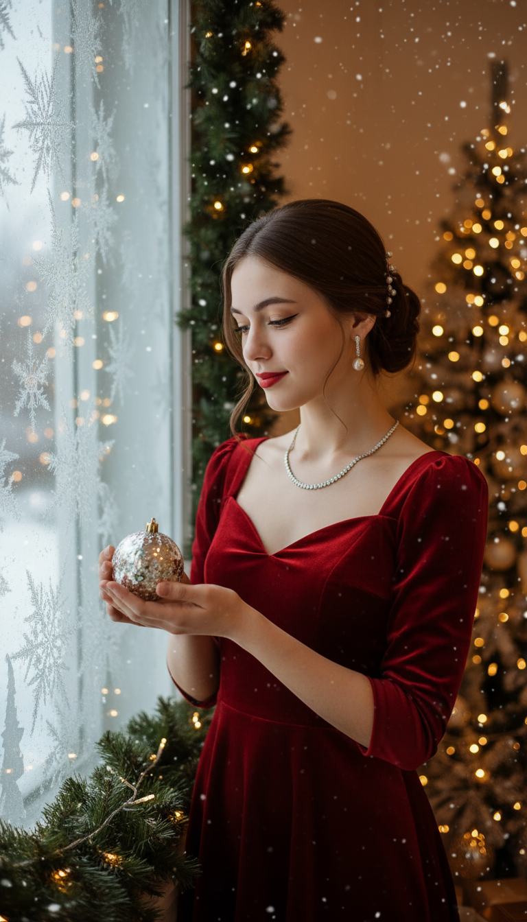 Тепло Рождества за стеклом (1 Фото)