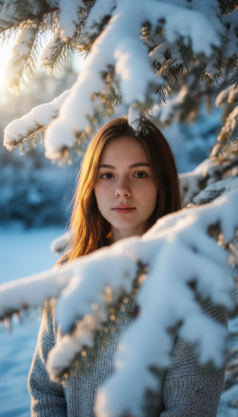 Тепло между снегами (Портрет)